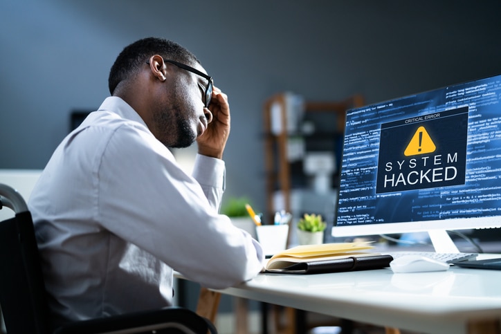 Business Computer Hacked
